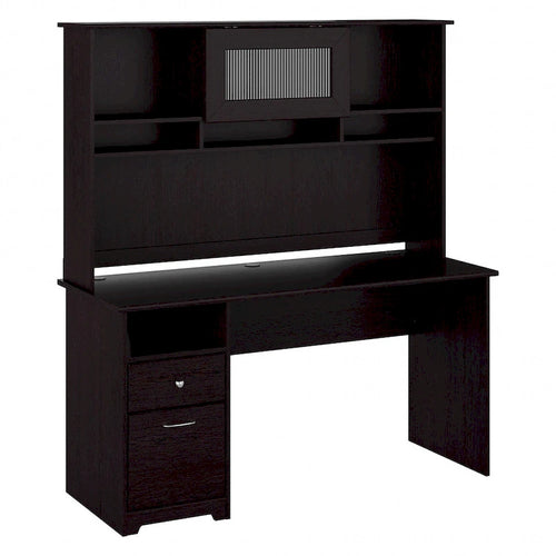 Bureau informatique de 60 po avec huche – Couleurs variées | Simple | Style traditionnel