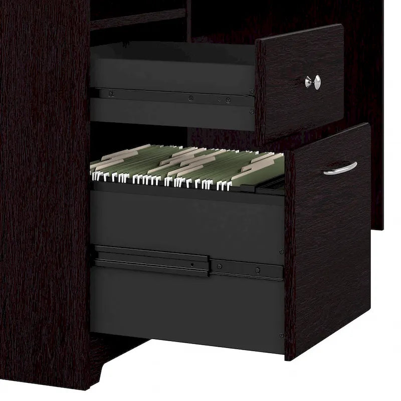 Bureau informatique de 60 po avec huche – Couleurs variées | Simple | Style traditionnel