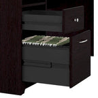 Bureau informatique de 60 po avec huche – Couleurs variées | Simple | Style traditionnel