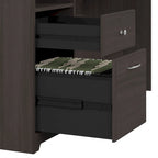 Bureau informatique de 60 po avec huche – Couleurs variées | Simple | Style traditionnel
