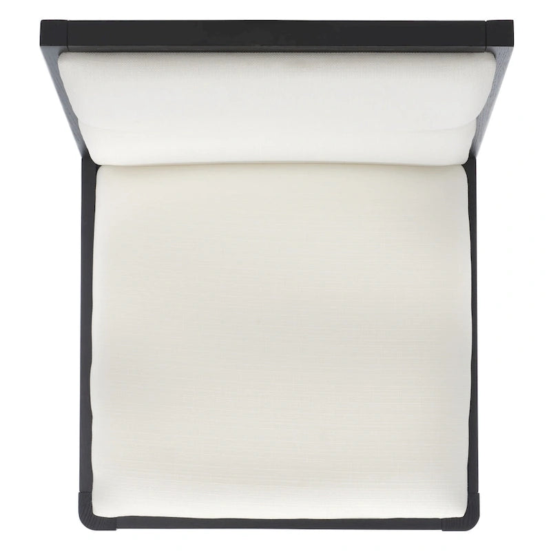 Tabouret de bar en lin blanc, capitonné, lot de 2