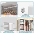 Penderie armoire pliable portable blanche pour 1 personne