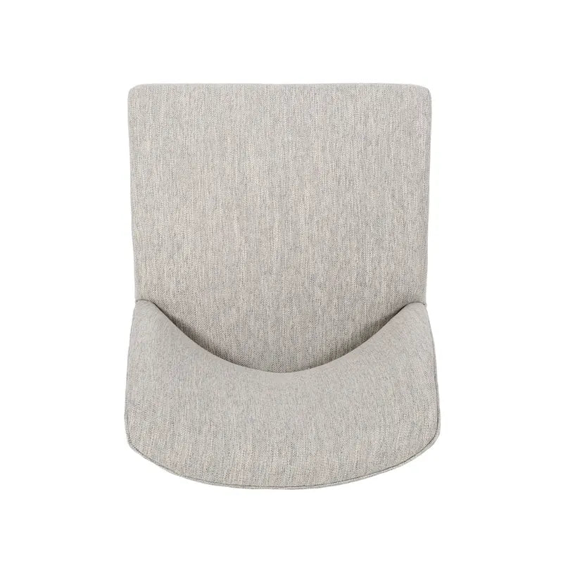 Chaises de salle à manger tapissées (lot de 2) – Gris clair / Marron / Beige / Anthracite