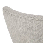 Chaises de salle à manger tapissées (lot de 2) – Gris clair / Marron / Beige / Anthracite
