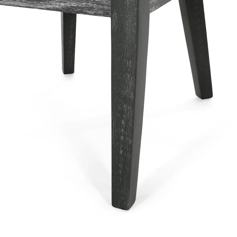 Chaises de salle à manger tapissées (lot de 2) – Gris clair / Marron / Beige / Anthracite