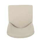 Chaises de salle à manger tapissées (lot de 2) – Gris clair / Marron / Beige / Anthracite