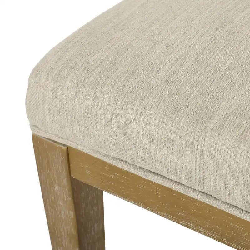 Chaises de salle à manger tapissées (lot de 2) – Gris clair / Marron / Beige / Anthracite