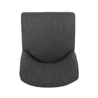 Chaises de salle à manger tapissées (lot de 2) – Gris clair / Marron / Beige / Anthracite