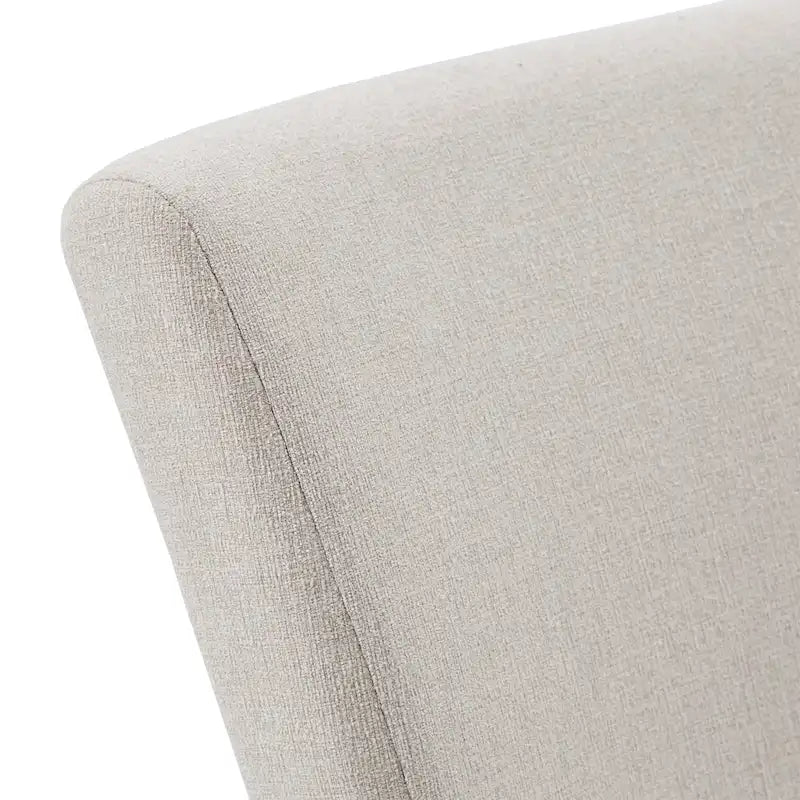 Chaises de salle à manger Parson rembourrées beige/anthracite/gris, lot de 2