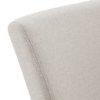 Chaises de salle à manger Parson rembourrées beige/anthracite/gris, lot de 2