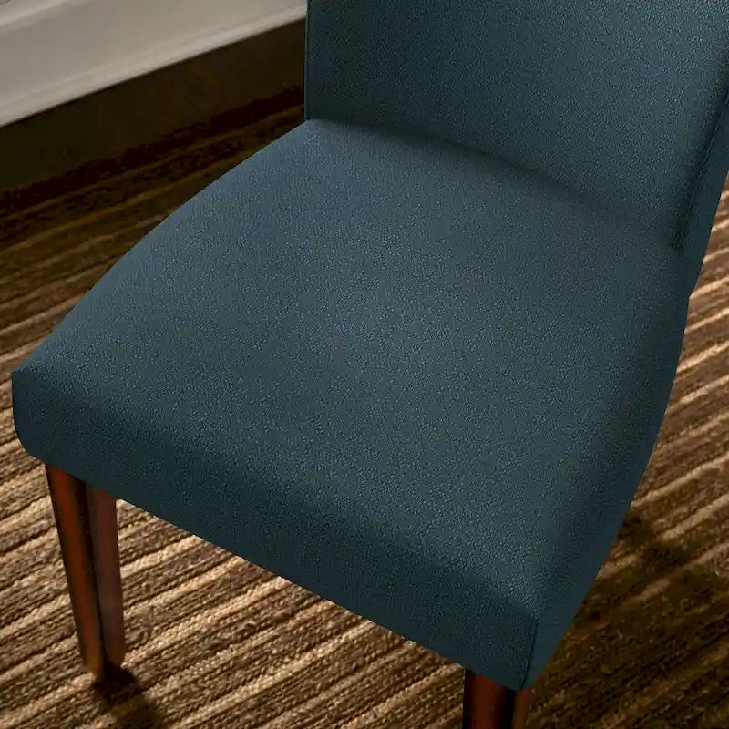 Chaises de salle à manger Parson rembourrées beige/anthracite/gris, lot de 2