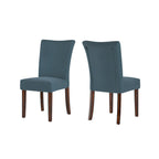 Chaises de salle à manger Parson rembourrées beige/anthracite/gris, lot de 2