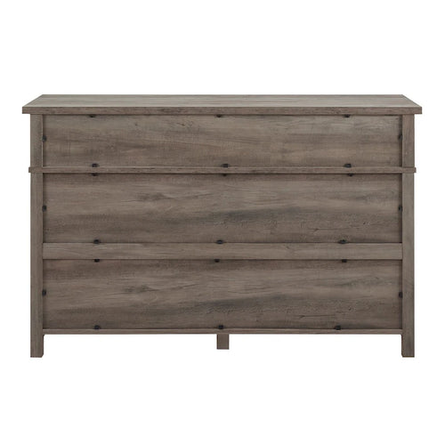 Commode à 6 tiroirs – Fumé / Crème / Chêne blanc / Gris délavé