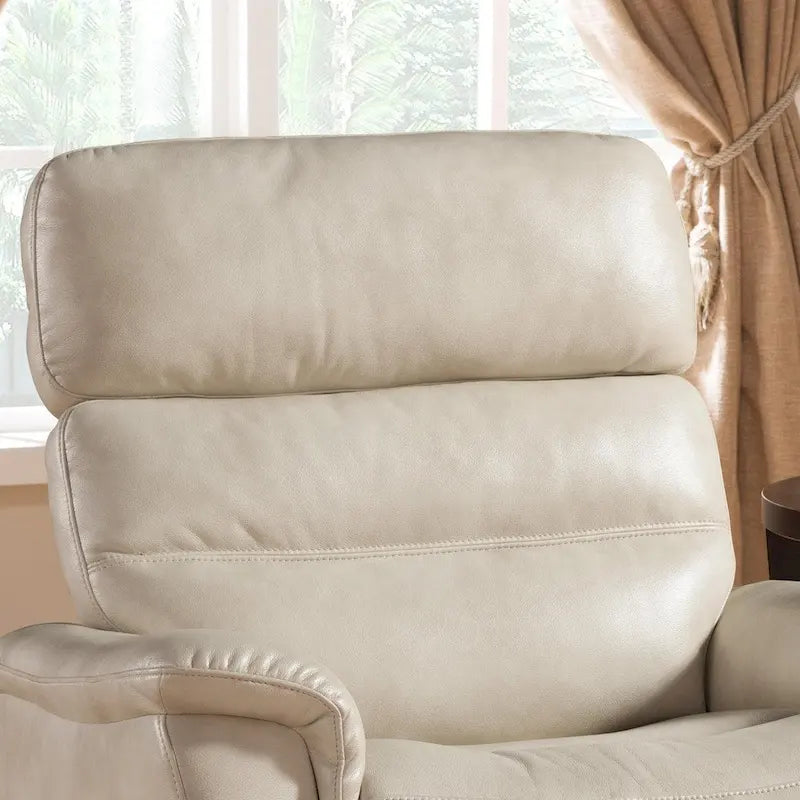 Fauteuil inclinable beige releveur électrique, style contemporain, 1 place