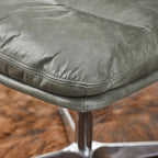 Chaise de bureau pivotante sans accoudoirs de style moderne du milieu du siècle – Monoplace