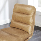 Chaise de bureau pivotante sans accoudoirs de style moderne du milieu du siècle – Monoplace