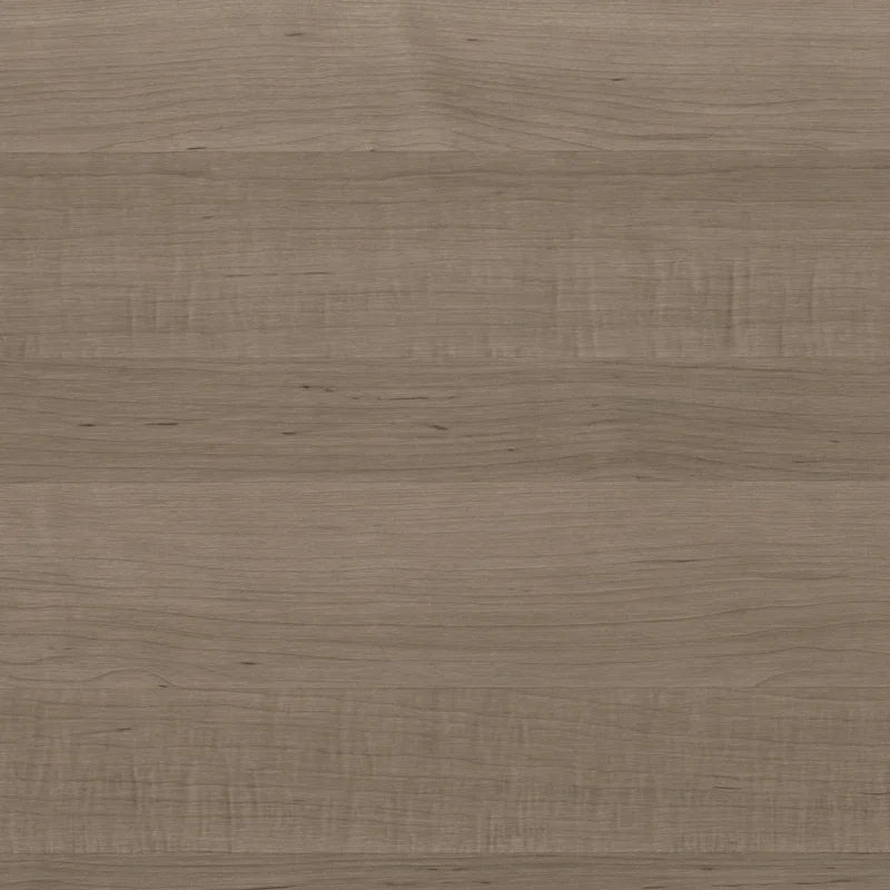 Bureau en L avec tiroirs et rangement, coloris gris cendré / gris tempête / blanc / noyer / chêne