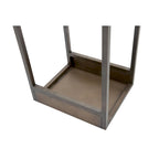 Tables d'appoint gigognes en métal doré, lot de 3