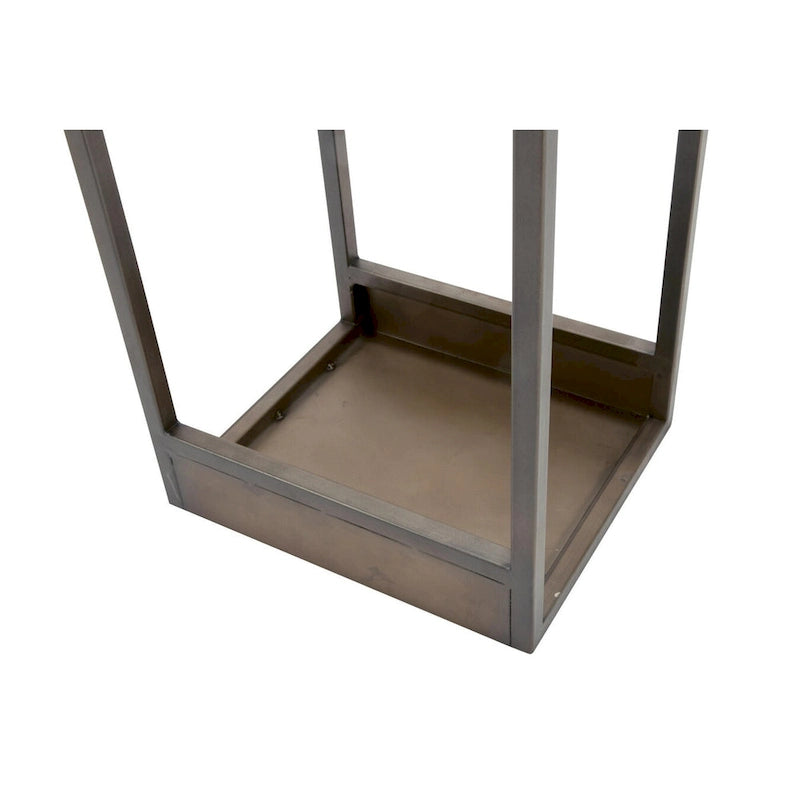 Tables d'appoint gigognes en métal doré, lot de 3