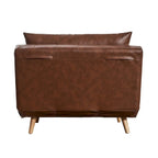 Fauteuil-lit convertible 3-en-1, une place, gris clair / crème / marron / gris foncé