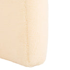 Ottoman en velours courbé Waterfall – Une place, disponible en 10 coloris