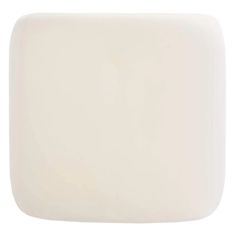 Ottoman en velours courbé Waterfall – Une place, disponible en 10 coloris