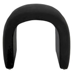 Ottoman en velours courbé Waterfall – Une place, disponible en 10 coloris