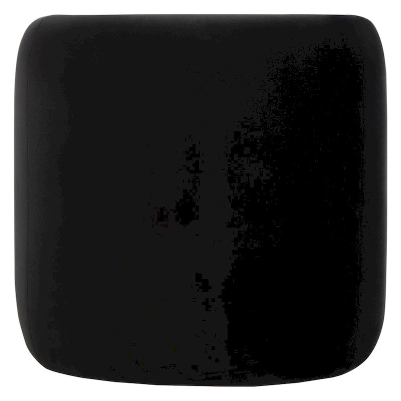 Ottoman en velours courbé Waterfall – Une place, disponible en 10 coloris
