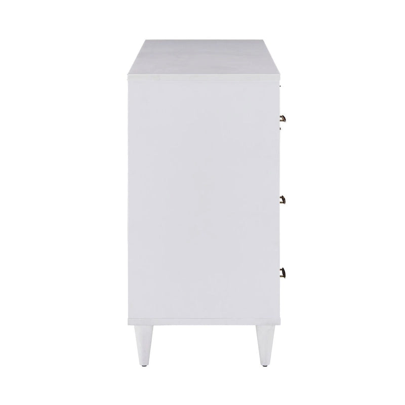Prudence White and Natural Finish 8-Drawer Dresser by iNSPIRE Q Modern