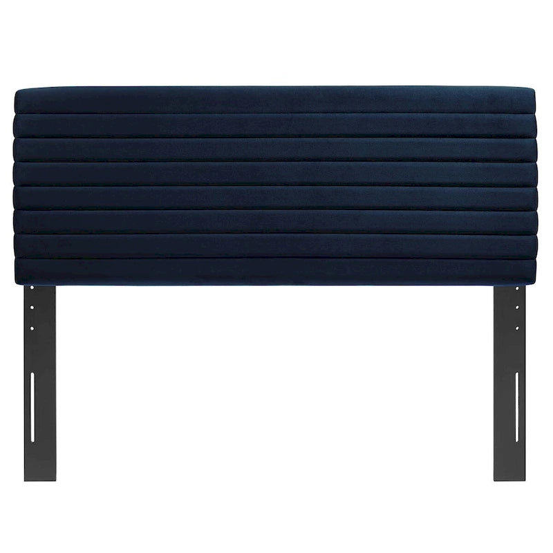 Tête de lit en velours capitonné - Grand lit/Très grand lit, 1-2 personnes | Bleu nuit / Rose / Vieux rose / Gris / Blanc / Ivoire