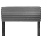 Tête de lit en velours capitonné - Grand lit/Très grand lit, 1-2 personnes | Bleu nuit / Rose / Vieux rose / Gris / Blanc / Ivoire