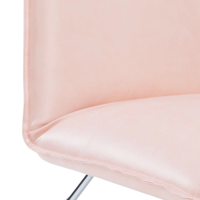 Fauteuil d'appoint en similicuir orange/blanc/noir avec dossier réglable, une place