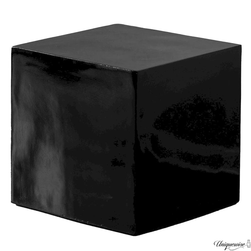 Présentoir Piédestal Carré Blanc – Simple, 4 Tailles