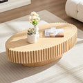 Table basse ronde Tambour | Frêne naturel / Noyer / Noir | Unique