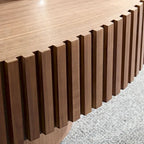 Table basse ronde Tambour | Frêne naturel / Noyer / Noir | Unique
