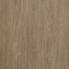 Table basse ronde, grain noir / chêne gris vieilli / aulne blanc, piètement en X, pour 1 personne