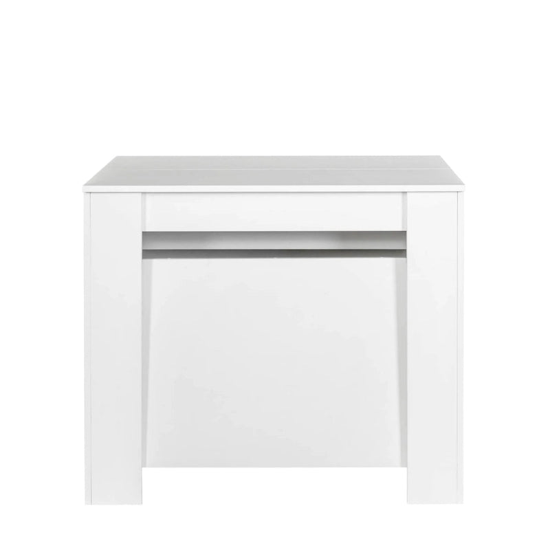 Console et table à manger extensibles 2-en-1, 4 à 8 places | Blanc / Naturel / Marbre / Noyer / Gris