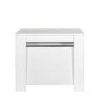 Console et table à manger extensibles 2-en-1, 4 à 8 places | Blanc / Naturel / Marbre / Noyer / Gris