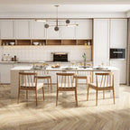 Console et table à manger extensibles 2-en-1, 4 à 8 places | Blanc / Naturel / Marbre / Noyer / Gris