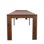 Console et table à manger extensibles 2-en-1, 4 à 8 places | Blanc / Naturel / Marbre / Noyer / Gris
