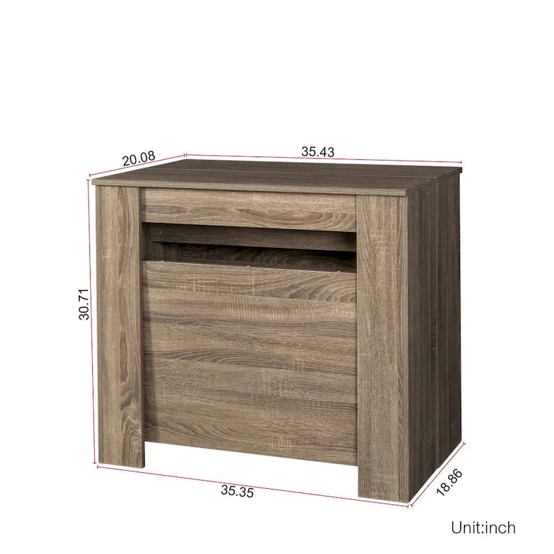 Console et table à manger extensibles 2-en-1, 4 à 8 places | Blanc / Naturel / Marbre / Noyer / Gris