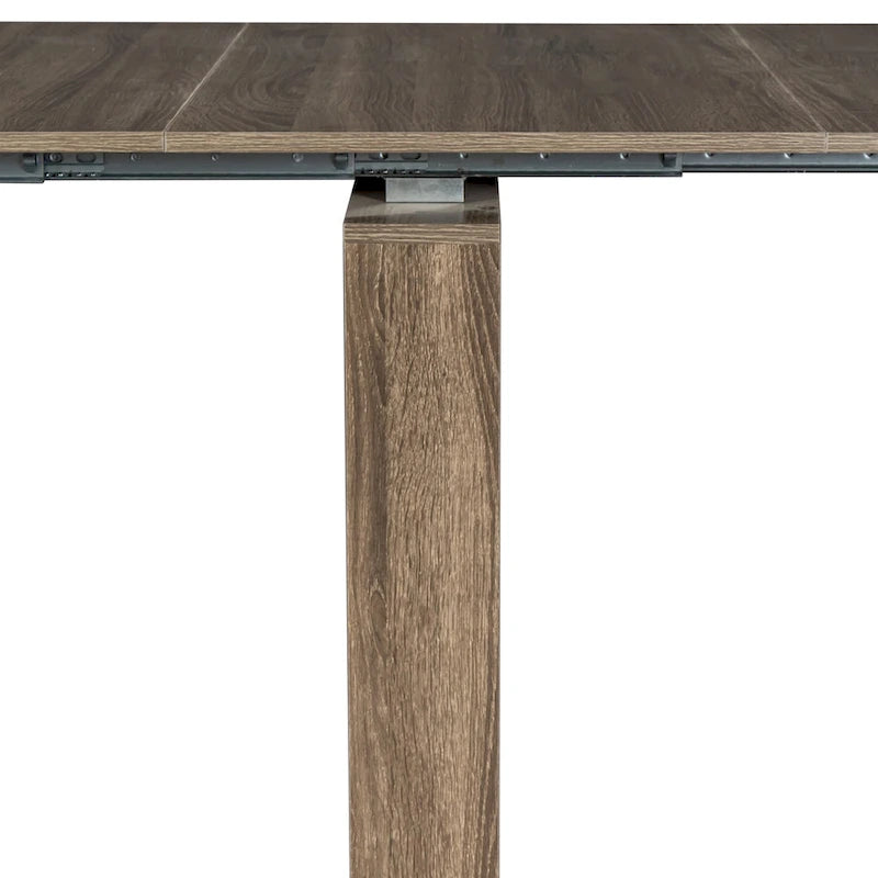 Console et table à manger extensibles 2-en-1, 4 à 8 places | Blanc / Naturel / Marbre / Noyer / Gris